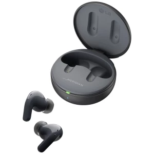 LG Electronics TONE Free DT90Q  Ear Free slušalice Bluetooth® stereo crna poništavanje buke, smanjivanje šuma mikrofona slušalice s mikrofonom, kutija za punjenje slika
