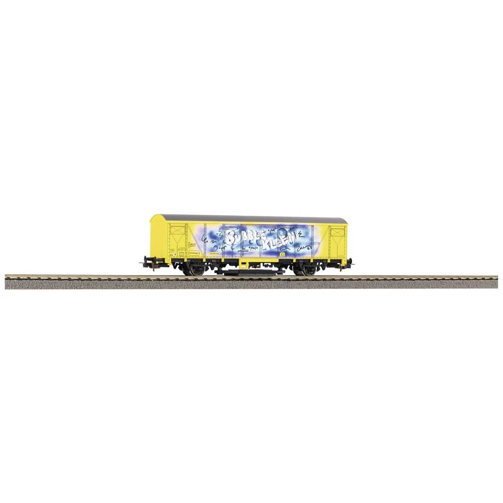 Piko H0 54309 Žuti H0 vagon za čišćenje šina sa grafitima SBB-a slika