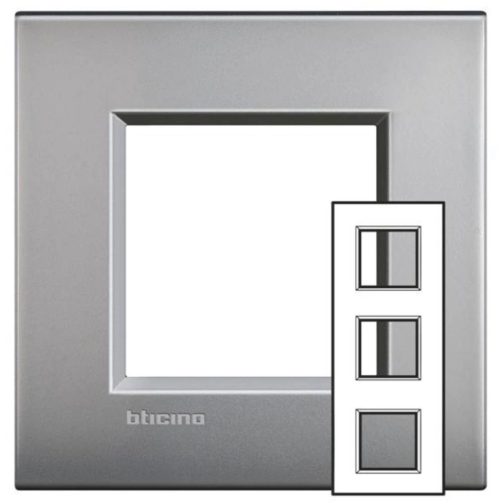 Legrand   okvir Living&Light siva LNE4802M3NK slika