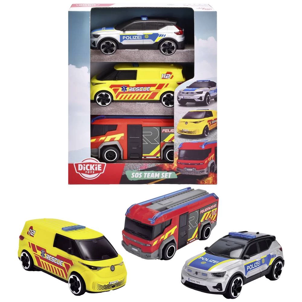 Dickie Toys model hitnog vozila   SOS tim gotovi model model vozila za hitne slučajeve slika