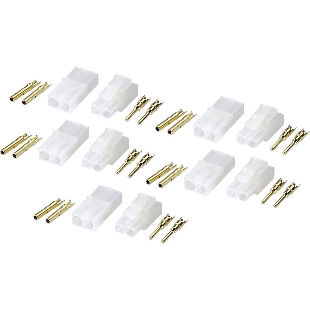 Reely RE-6949464 utikač za akumulator tamiya pozlaćen 5 Par slika