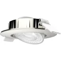 LED ugradna svjetiljka 6 W Toplo-bijela Megatron Slimo MT76762 Nikal slika