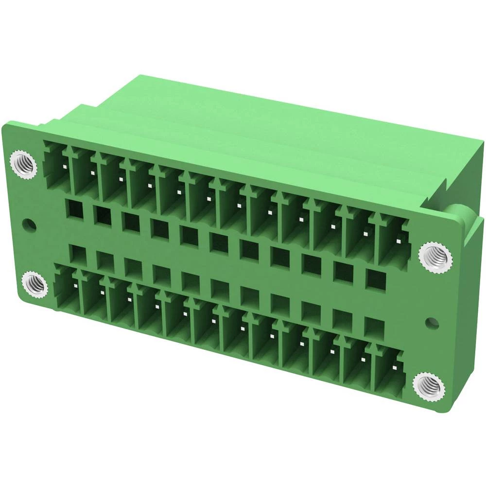 Degson Kućište utiča za tiskanu pločicu Ukupan broj polova 12 Raster: 3.50 mm 15EDGRHM-3.5-12P-14-00A(H) 250 ST slika