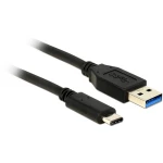 Delock USB kabel USB-A utikač, USB-C® utikač 0.50 m crna 83869