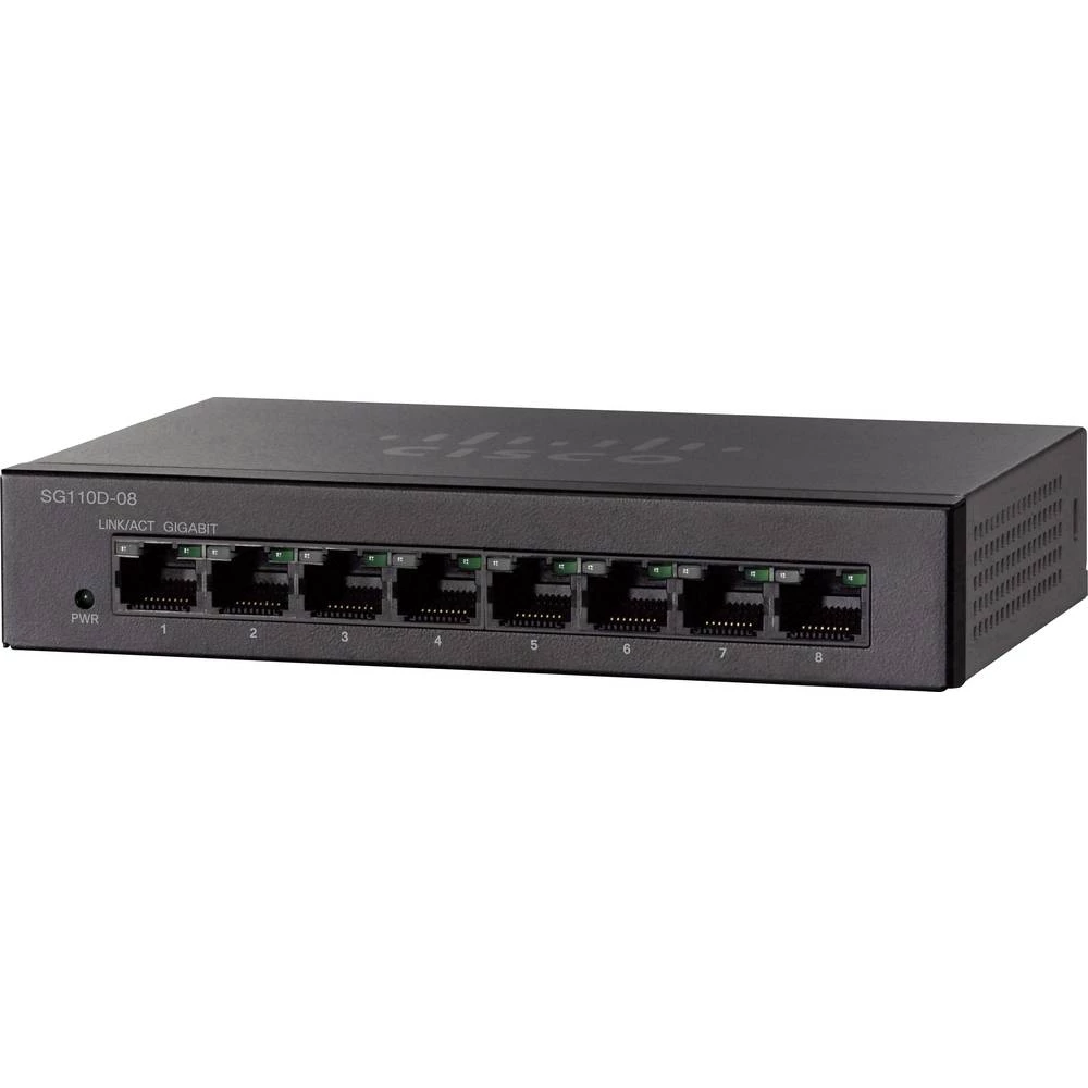 Mrežni preklopnik Cisco Small Business SG110D-08 - Switch 8 ulaza slika