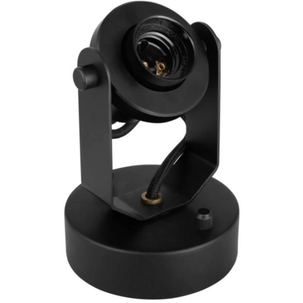 Stropni reflektor LED, Halogena žarulja E27 60 W OSRAM Vintage 1906 4058075073586 Crna slika