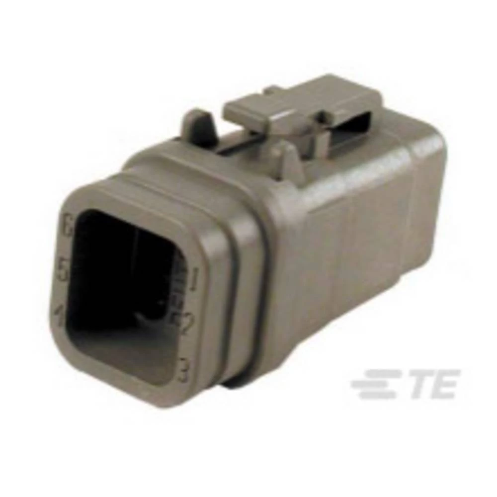 TE Connectivity Kućište kabelske utičnice DTM Ukupan broj polova 6 DTM06-6S-E007 1 ST slika