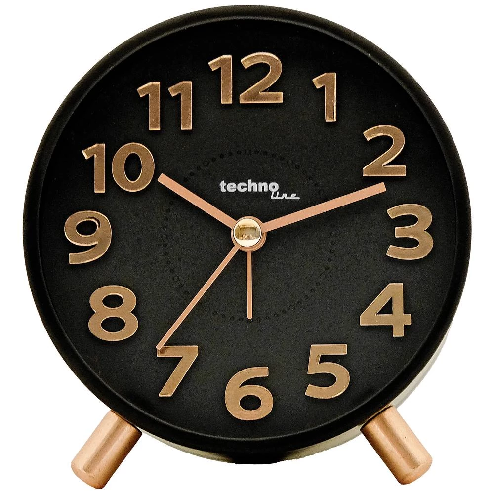 Technoline  ModellF  kvarčni  budilica  crna  Vrijeme alarma 1 slika