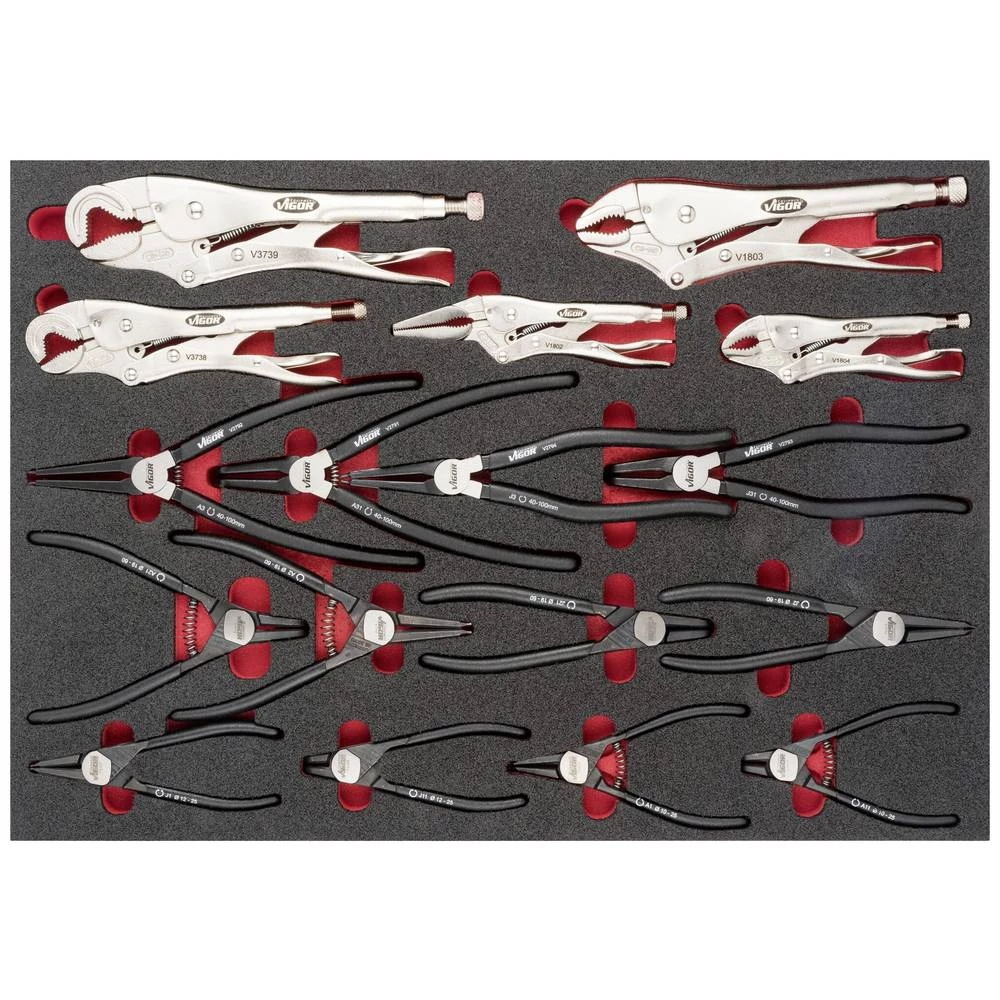 Vigor V6816 komplet kliješti slika