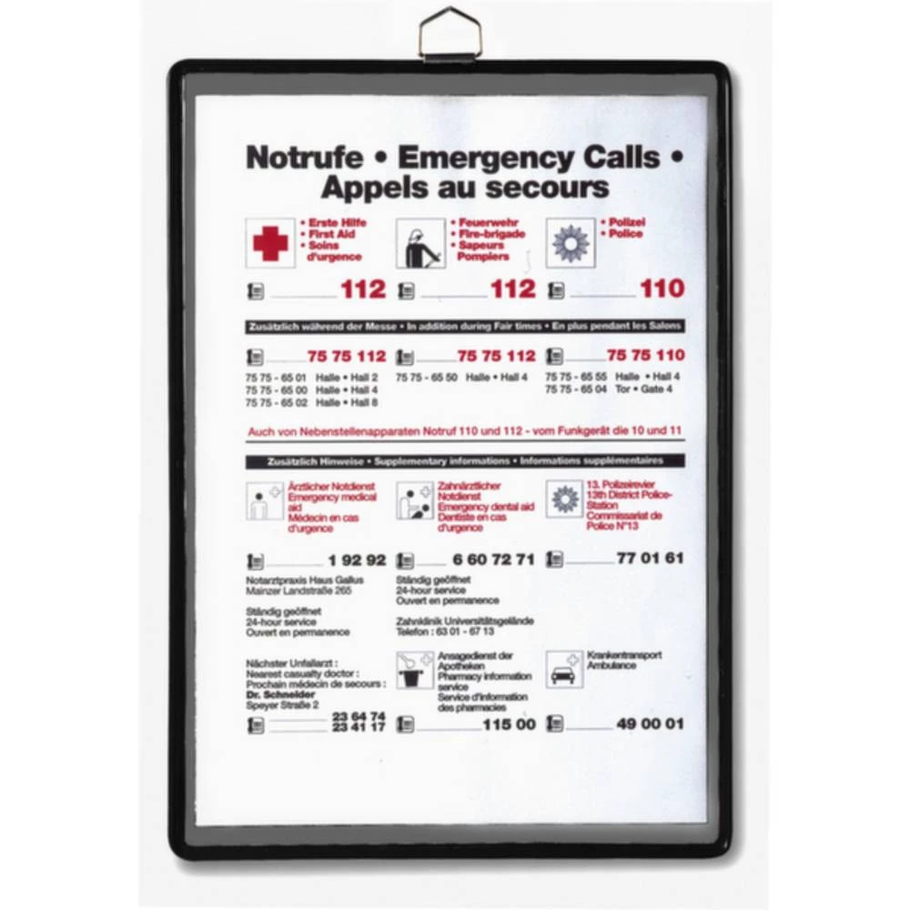 Tarifold vizualni panel  crna slika