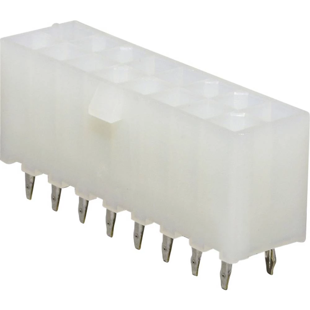 Molex 39281163 Mini-Fit Jr. Vertical Header, 4.20mm Pitch, Dual Row, 16 Circuits, without Snap-in Plastic Peg PCB Lock, slika