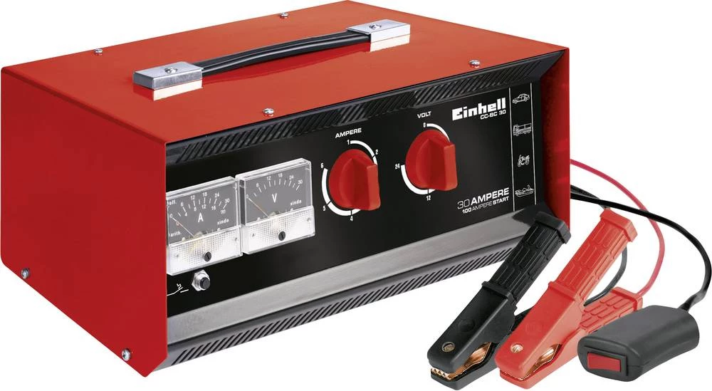 Punjač CC-BC 30 Einhell 1078121 24 V, 12 V, 6 V 30 A 30 A 20 A slika