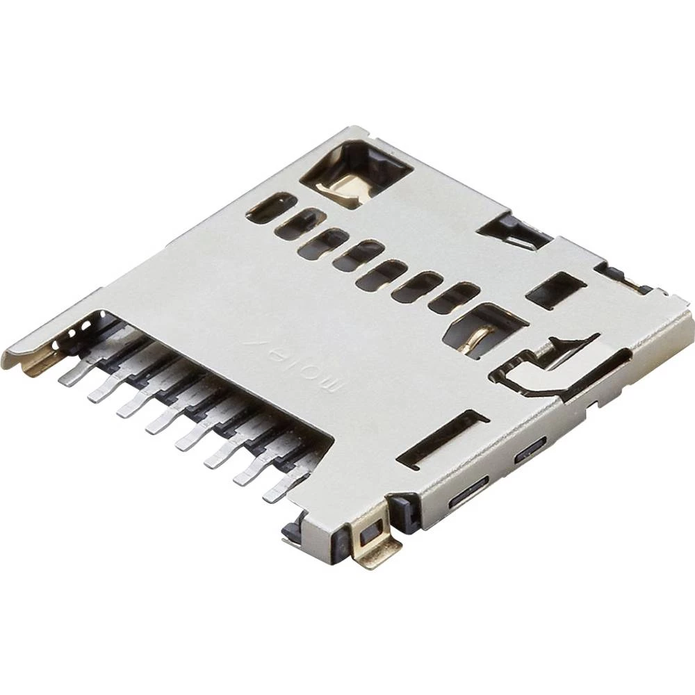 Molex 5033981892 2400 pcs 1.10mm Pitch microSD Memory Card Connector, Normal Mount Surface Mount, Push-Push Type, 1.28mm Height slika