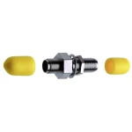 Svjetlovodni utični konektor Telegärtner J08001A0002 Srebrna