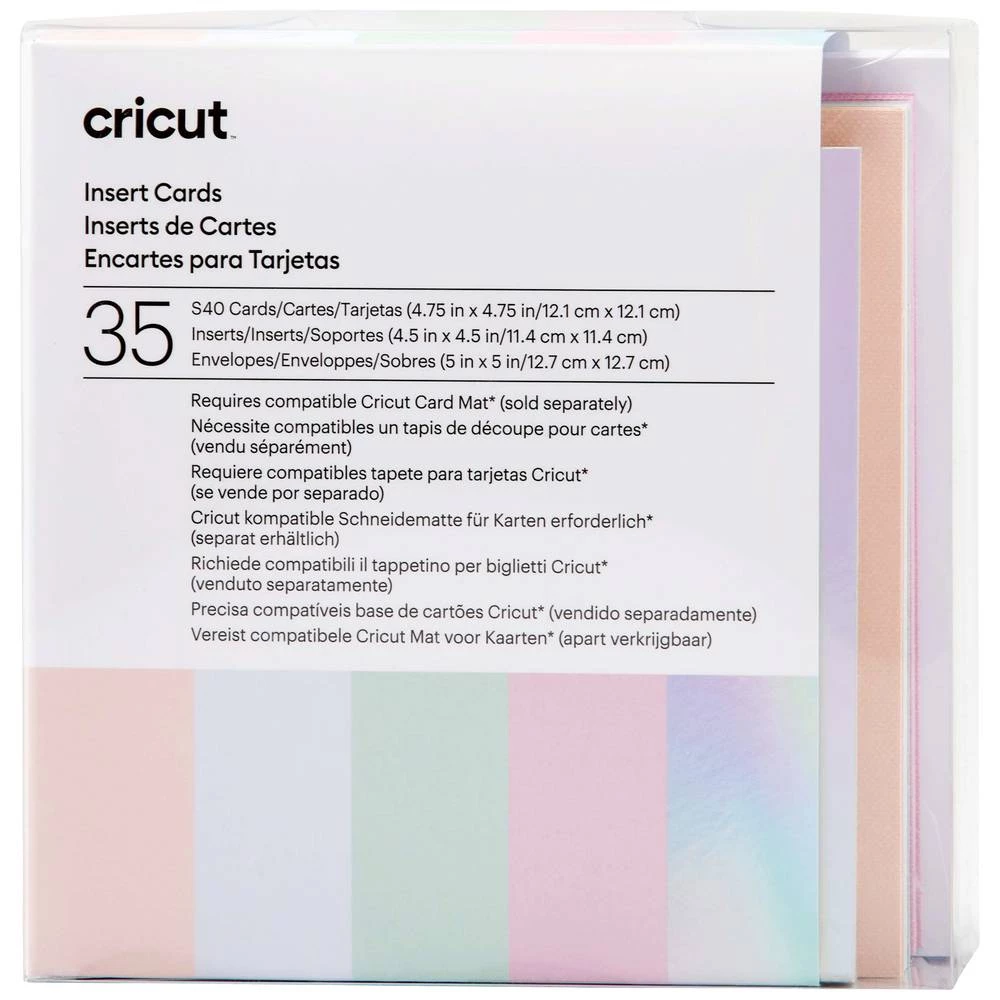 Cricut Insert Cards Princess S40 set kartica  tulip plava, praškasta slika