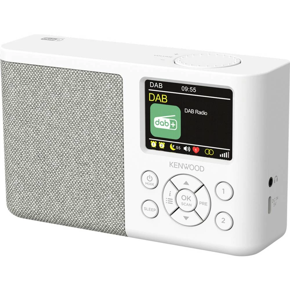 Kenwood CR-M33DAB desktop radio DAB+ (1012), FM DAB+, UKW bijela slika