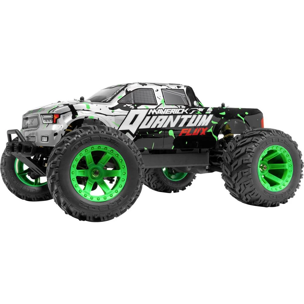 Maverick Quantum MT Flux 80A 1/0 4WD Truck - Silver bez četkica 1:10 RC model automobila električni  monstertruck pogon na sva četiri kotača (4wd) RtR 2,4 GHz slika