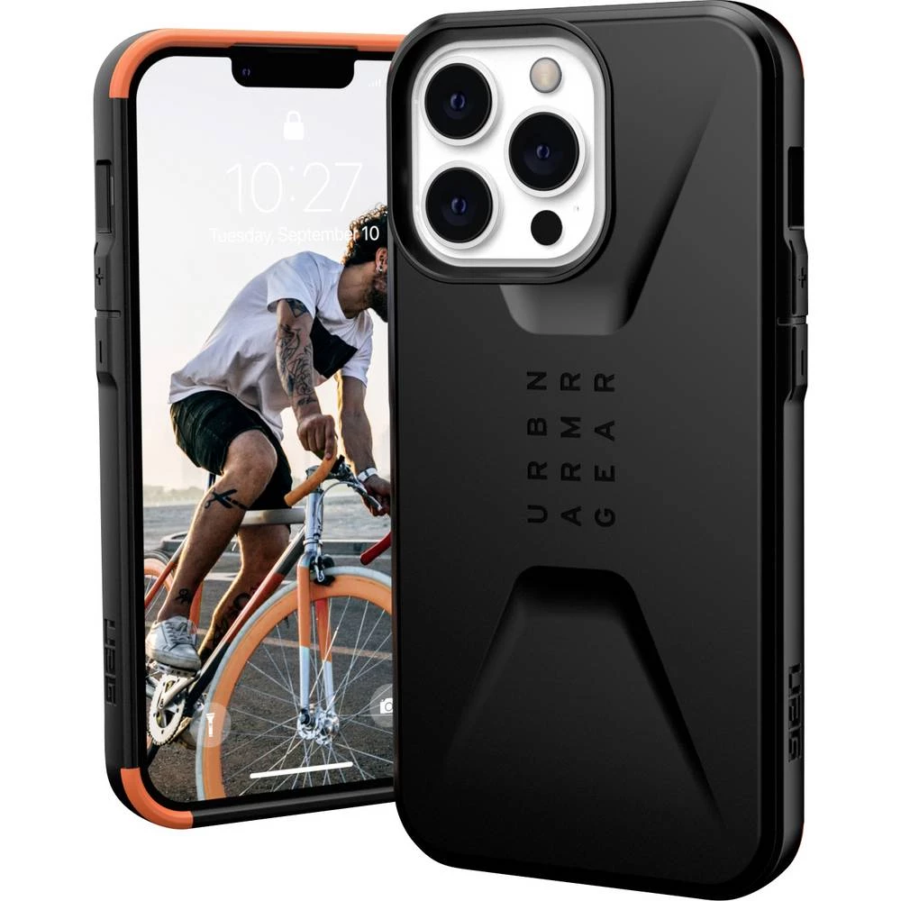 Urban Armor Gear  Civilian Case  stražnji poklopac za mobilni telefon  Apple  iPhone 13 Pro  crna slika