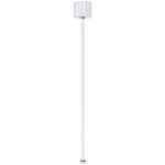 Komponenta za visokonaponski sustav šina Stropni nastavak za sustav šina Eutrac EUTRAC starr 60cm white 1001529 Prometno-bijela