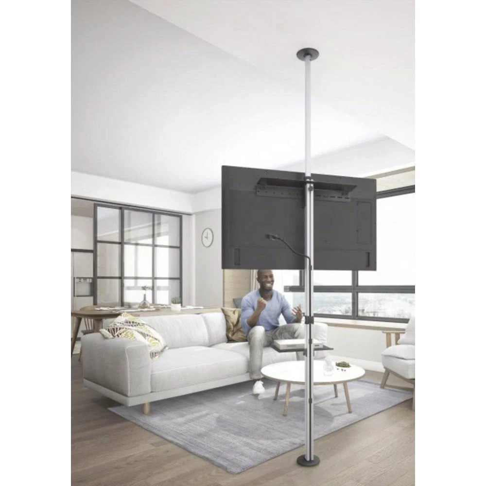 TECHly ICA-TR32 Postolje za televizor 94,0 cm (37") - 177,8 cm (70") Podni stalak, Stropni nosač slika