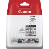 Canon patrona tinte PGI-580, CLI-581 PBKBKCMY original kombinirano pakiranje crn, foto crna, cijan, purpurno crven, žut 2078C005 patrone, komplet od 4 komada