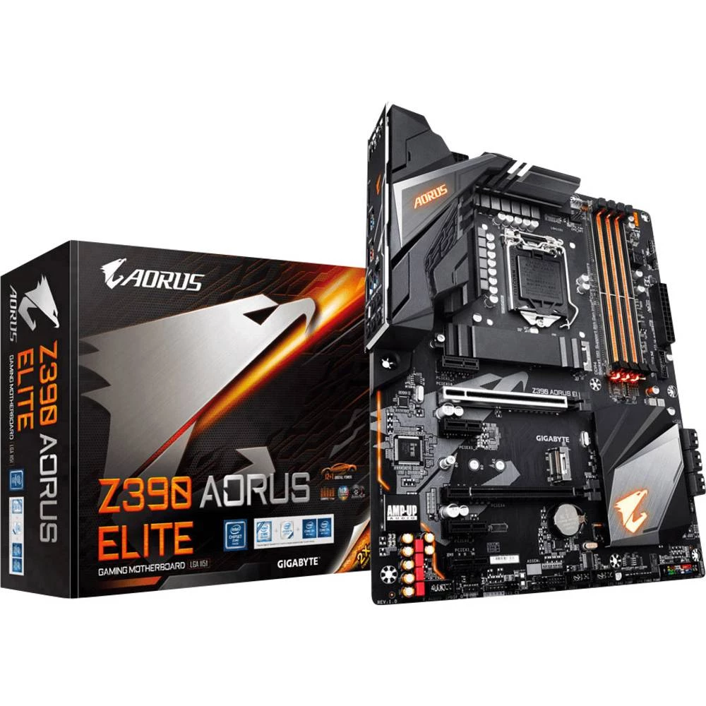 Matična ploča Gigabyte Z390 AORUS ELITE Baza Intel&reg; 1151v2 Faktor oblika ATX Set čipova matične ploče Intel&reg; Z390 slika