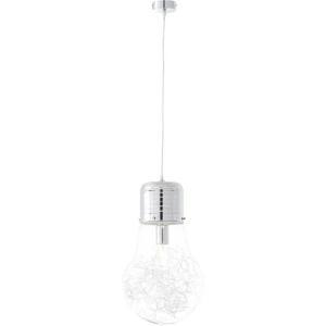 Viseća svjetiljka LED E27 60 W Brilliant Bulb 93429/15 Krom boja, Prozirna slika