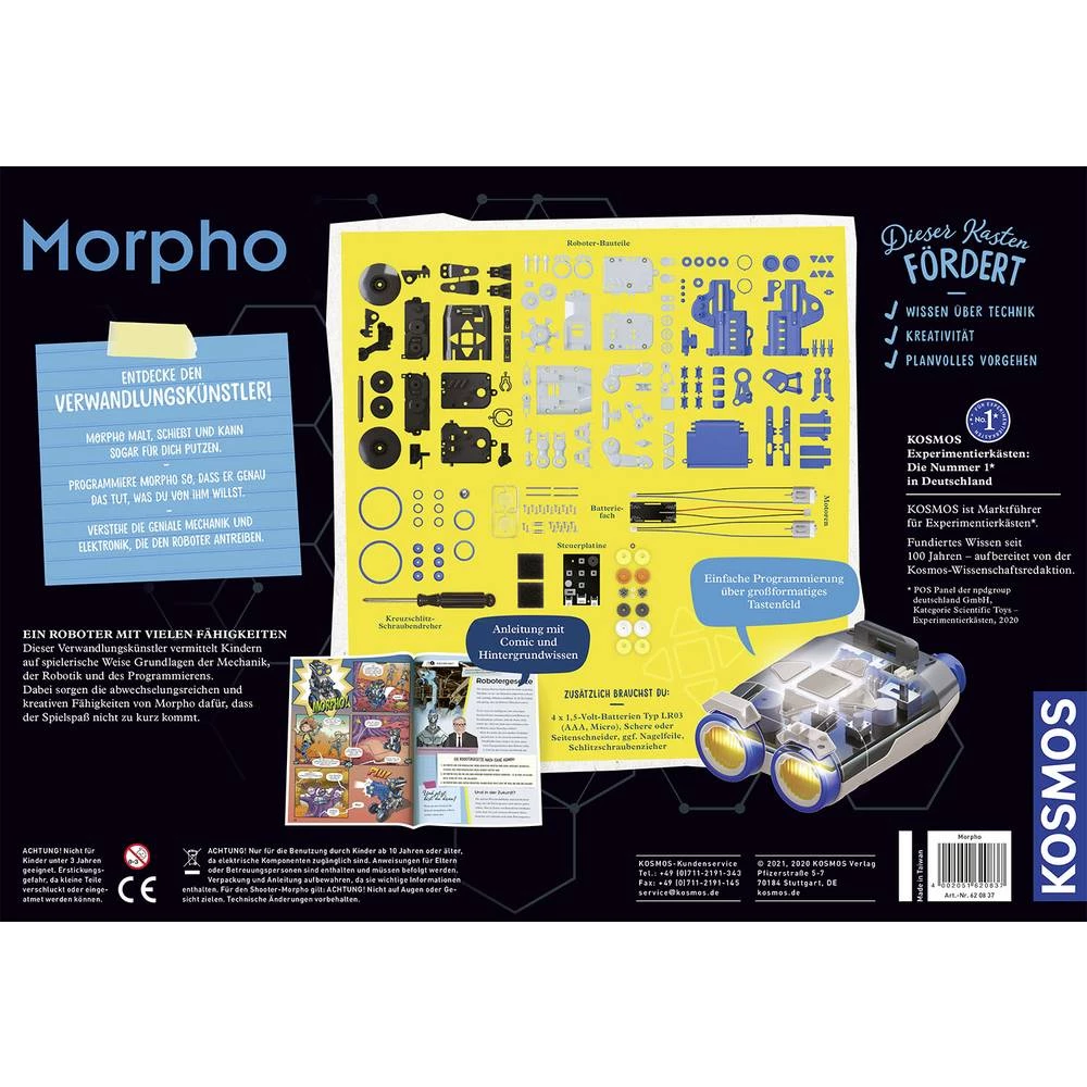 Kosmos komplet za sastavljanje robota Morpho 3in1 komplet za sastavljanje , robot za igru 620837 slika