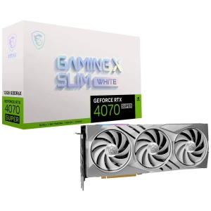 MSI grafička kartica Nvidia GeForce RTX 4070 Super GAMING X SLIM WHITE 12 GB GDDR6X-RAM PCIe x16 HDMI™, DisplayPort slika