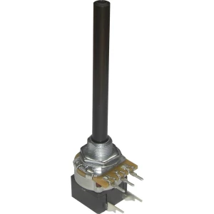Potentiometer Service 9811HS4 PC20BU/HS4 CEPS F1 L:65 A1M vrtljivi potenciometar s prekidačem mono 1 MΩ 1 St. slika