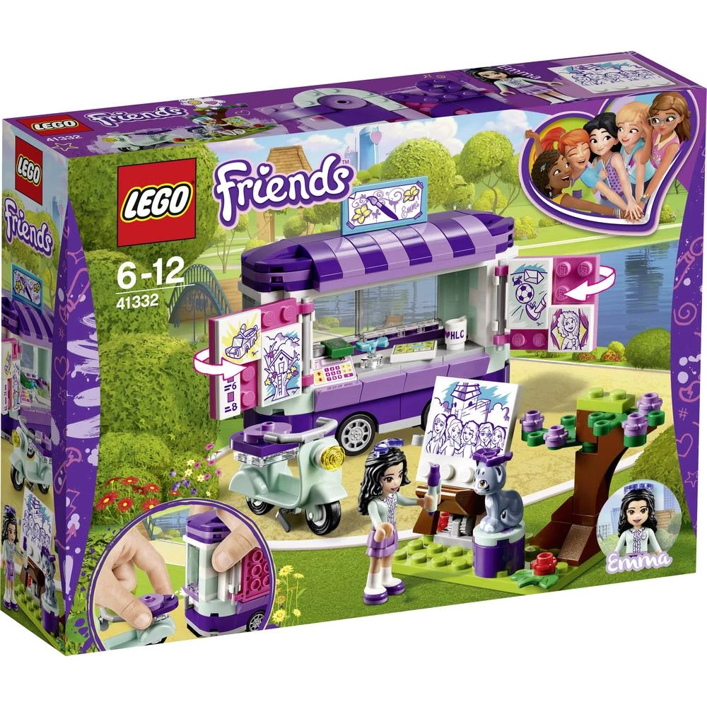 LEGO&reg; FRIENDS 41332 Emmaov valjani umjetnički kiosk slika