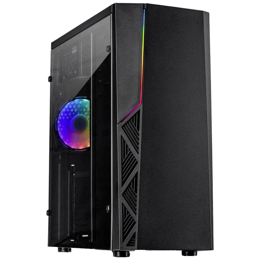 Inter-Tech B-02 RGB tower kućište za računala crna slika