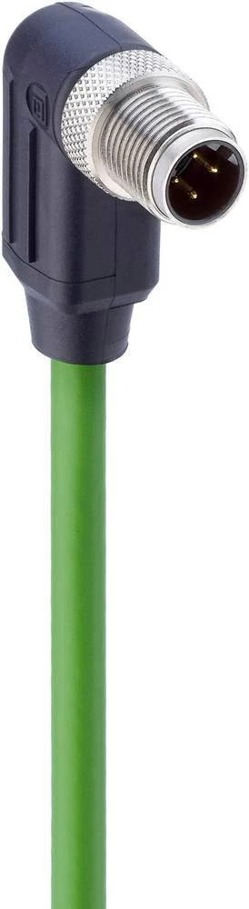 Podatkovni utični konektor za senzor/aktivator, konfekcioniran M12 Kutni muški konektor 5 m Broj polova: 4 Belden 934726002 0985 slika