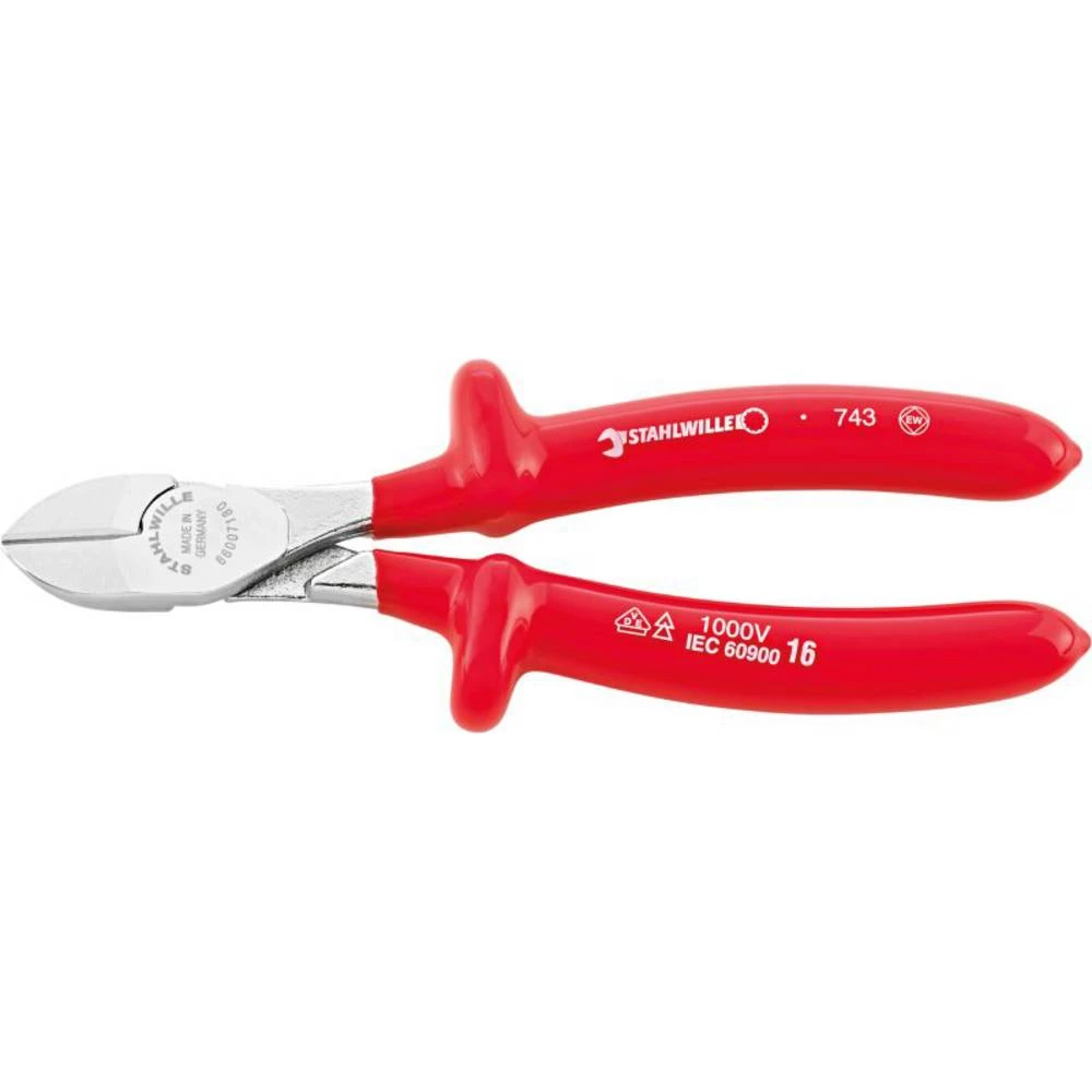 Stahlwille 6600 7 145 VDE-SEITENSCHNEIDER VERCHROMT 140 MM 66007145  kliješta za bočno rezanje slika