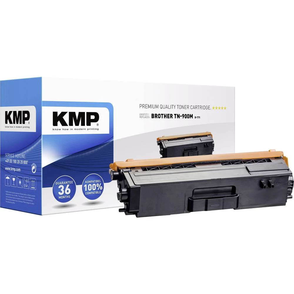 KMP Toner zamijena Brother TN-900M, TN900M Kompatibilan Purpurno crven 6000 Stranica B-T71 slika