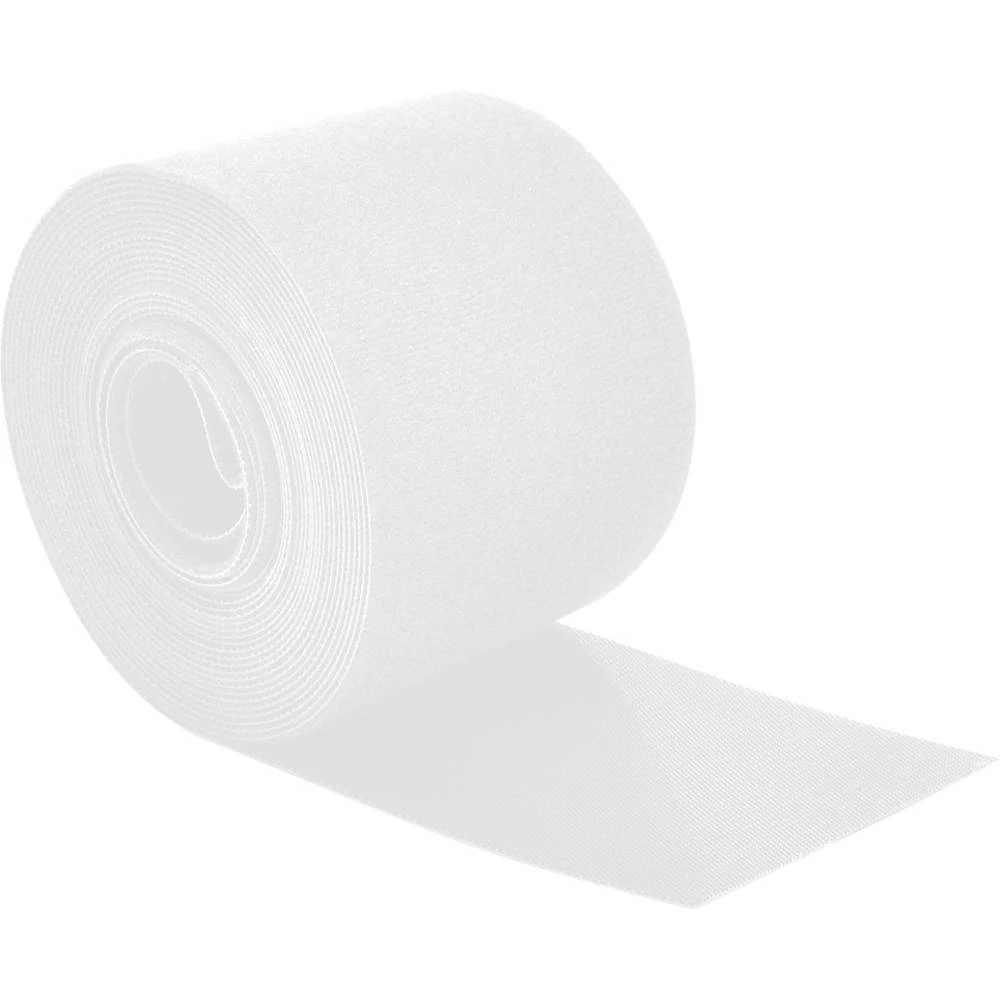 Quadrios 25CA520 prianjajuća traka za povezivanje grip i mekana vunena tkanina bijela Roba na metre slika