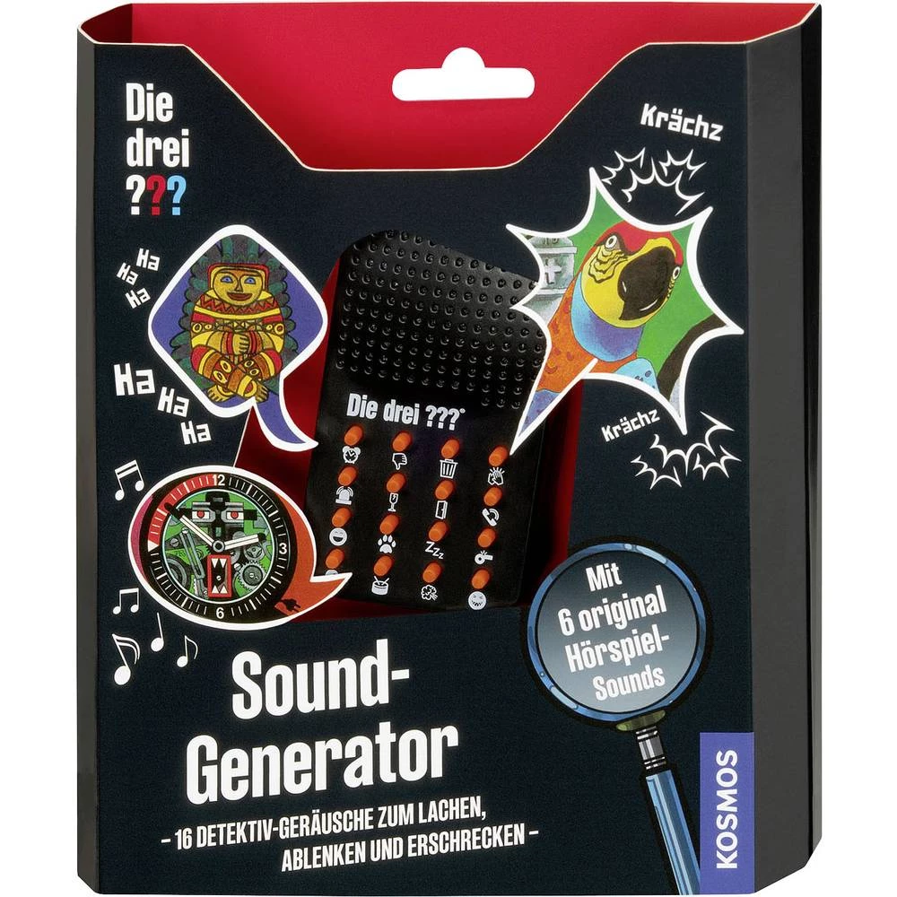 Kosmos 634094 Sound-Generator eksperimenti, troje, detektiv & magic setovi, zvuk & svjetlo eksperimentalni komplet iznad slika