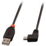 LINDY USB kabel USB 2.0 USB-A utikač, USB-Mini-B utikač 1.00 m crna  31971