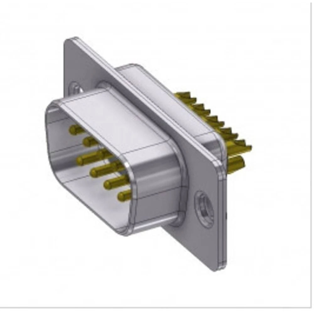 D-SUB utikač 180 ° Broj polova: 9 Lemni kup DELTRON SWISS 1 ST slika