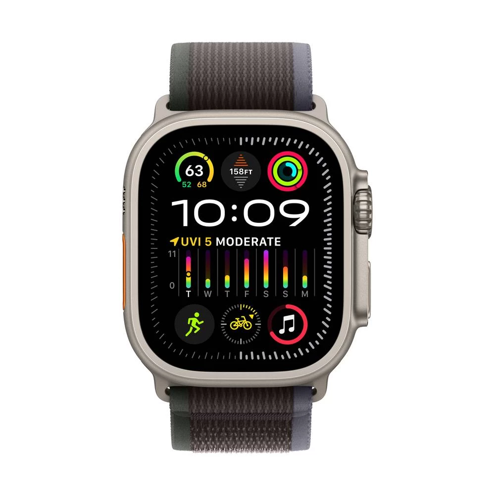 Apple Watch Ultra 2 GPS + Cellular 49 mm kućište od titana Trail Loop plava boja, crna m/l slika