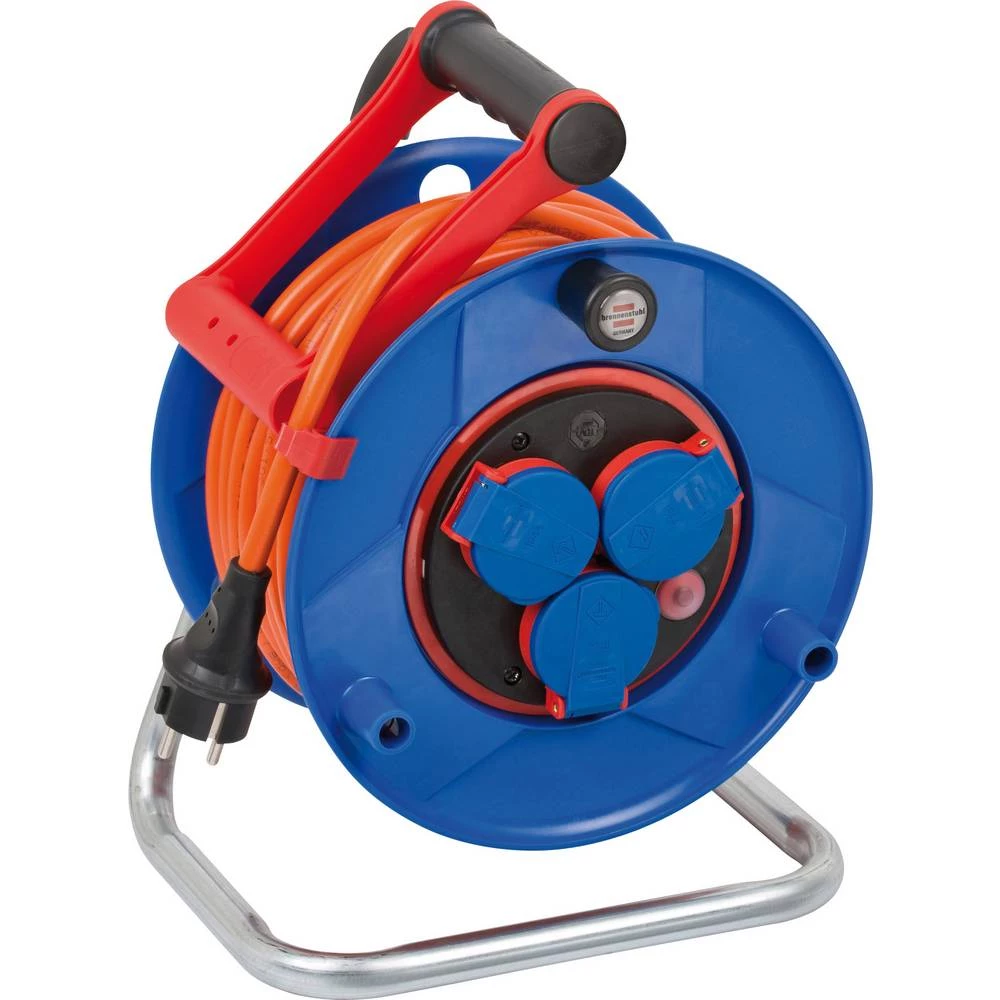Brennenstuhl 1208940 Kabelski bubanj 25 m Narančasta Sigurnosni utikač slika