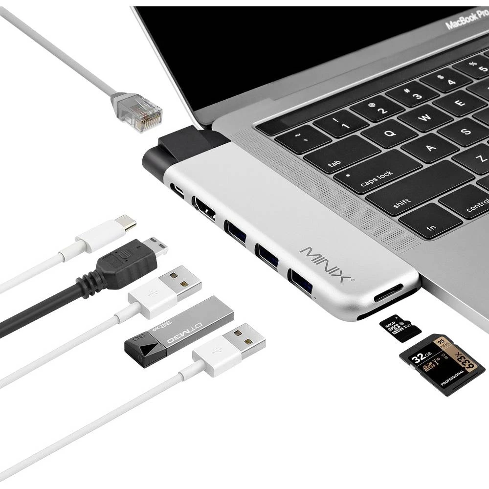 Minix Stanica za punjenje prijenosnog računala Prikladno za marku: Apple Uklj. funkcija punjenja slika