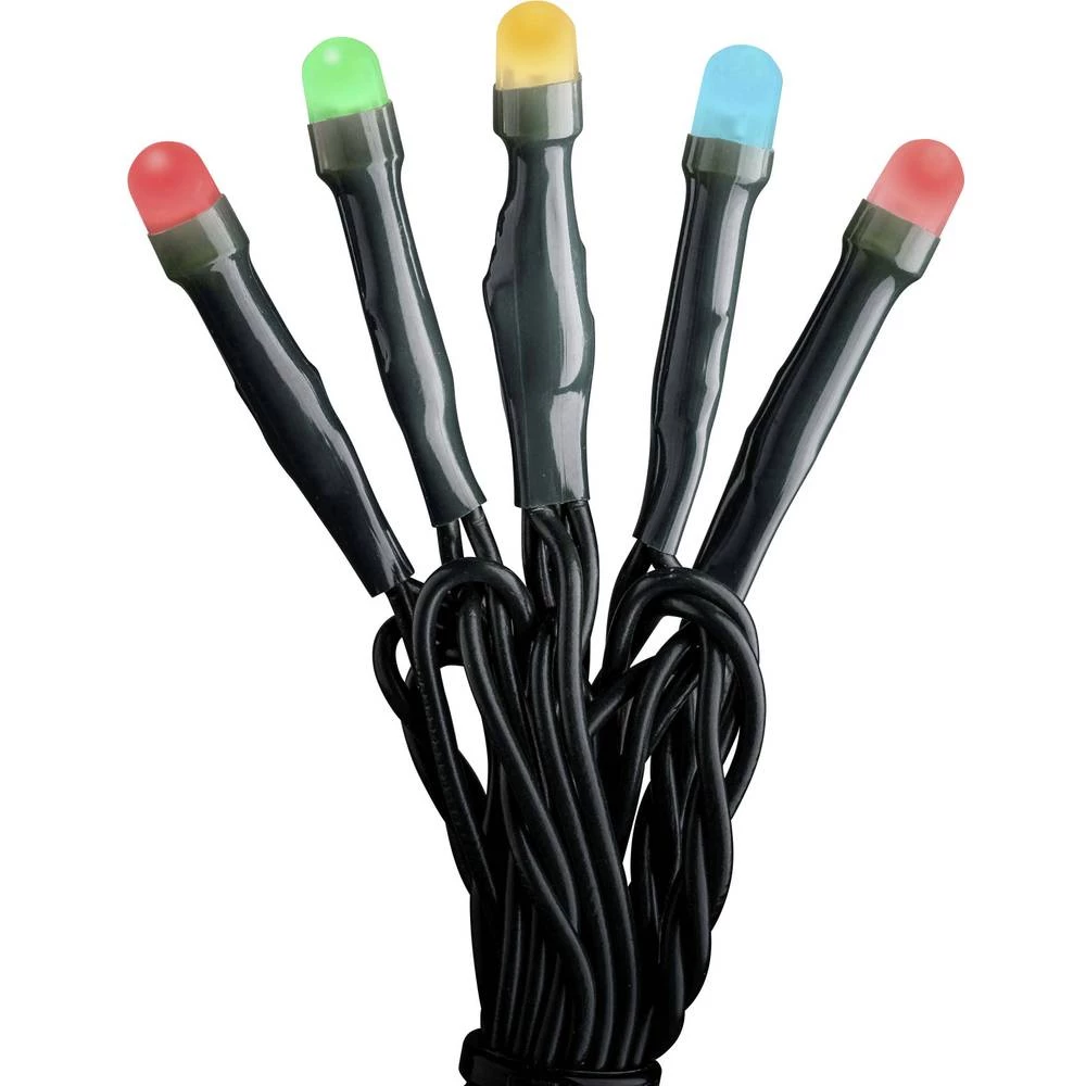 Konstsmide 6343-520 Mikro svjetlosni lanac Unutra ATT.CALC.EEK: LED strujni pogon LED RGB Osvjetljena duljina: 3.43 m slika