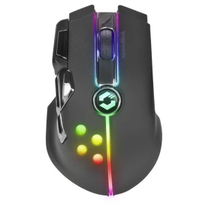 SpeedLink IMPERIOR bežično, bežični igraći miš optički osvjetljen, odvojivi kabel crna slika