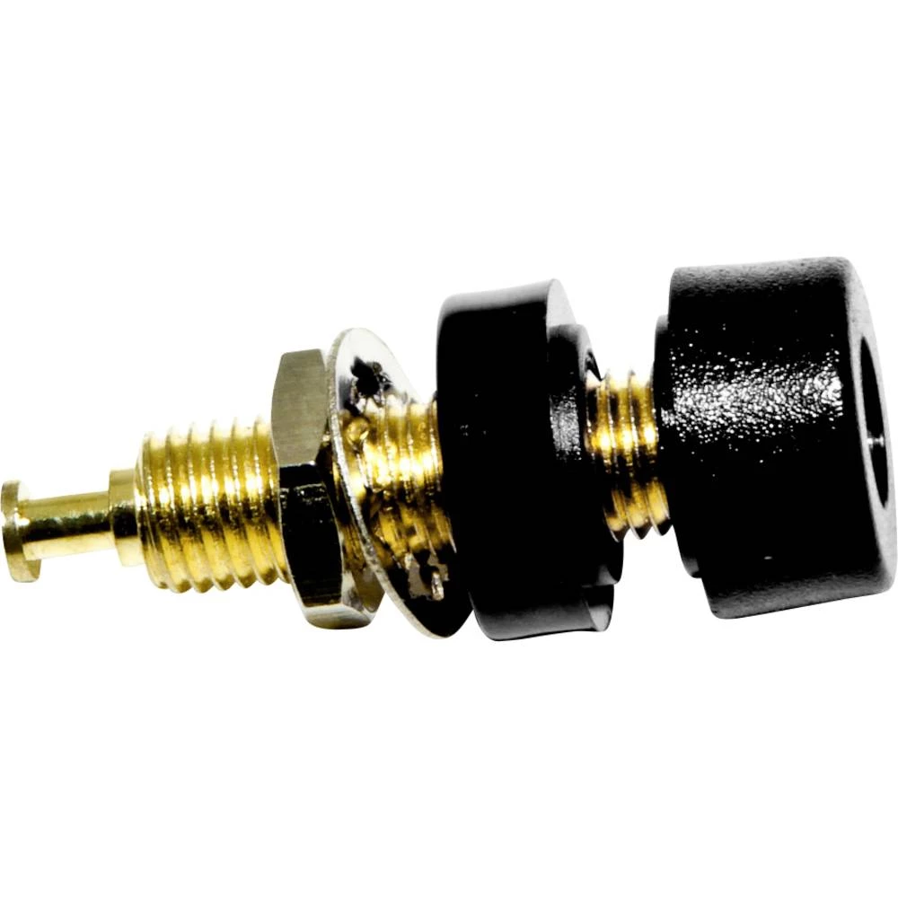 Mueller Electric BU-P2854-0 banana utikač   crna 10 St. slika