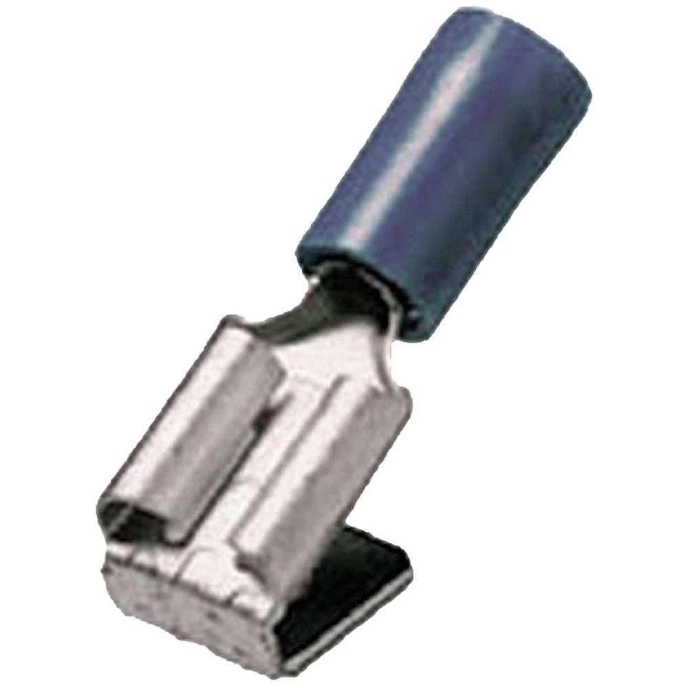 Intercable 180903 plosnati utikač s odvojkom Širina utikača: 6.30 mm Debljina utikača: 0.80 mm  izolirani dio plava boja 100 St. slika
