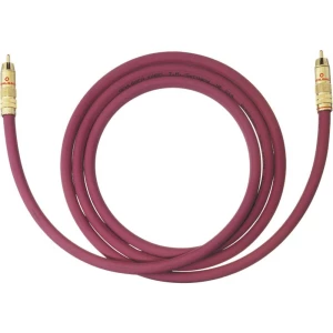 Oehlbach 205410 audio priključni kabel 10.00 m bordo boja slika