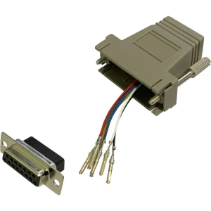 BKL Electronic 10121112 adapter 15-polni ženski konektor D-Sub - RJ12-utičnica  1 St. Single slika