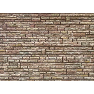 H0 zidna ploča, pješčenjak, zeleno-žuto-smeđa Faller 170604 h0 zidani zid pješčenjak slika