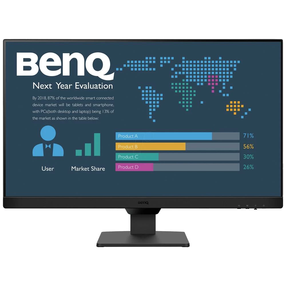 BenQ BL2790 LCD zaslon Energetska učinkovitost 2021 E (A - G) 68.6 cm (27 palac) 1920 x 1080 piksel 16:9 5 ms DisplayPo slika